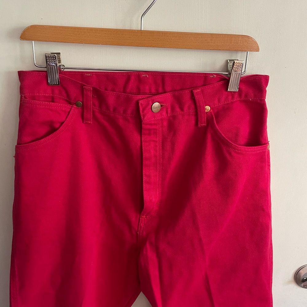 Vintage red wrangler jean sz 13 - Picture 3 of 10